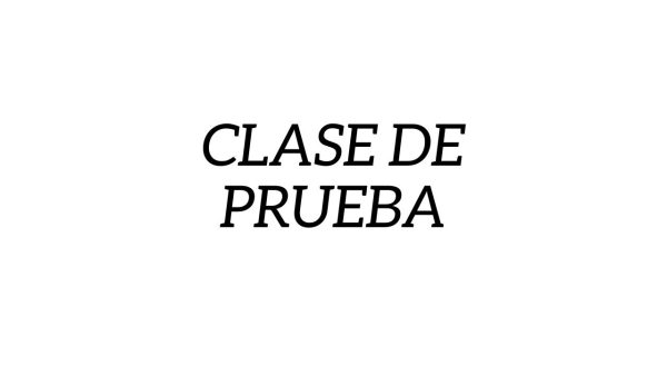 Clase de Prueba - Pilates