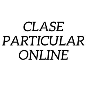 Clase particular online - Personalizada 1:1