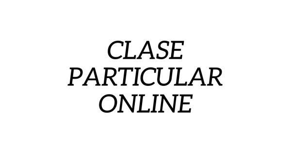 Clase particular online - Personalizada 1:1